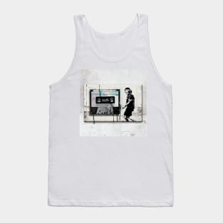 Banksy's cassette Tank Top